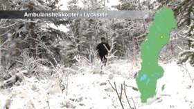 Ambulanshelikopter i Lycksele